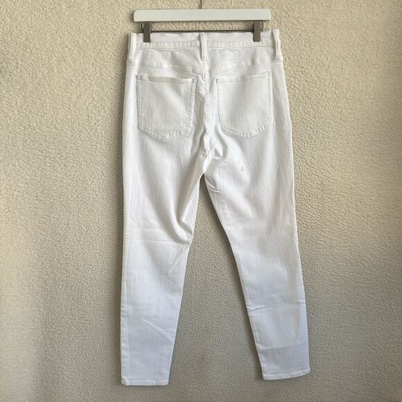 J Crew 9 Inch Toothpick Jeans Womens Size 31‎ White - Picture 2 of 12